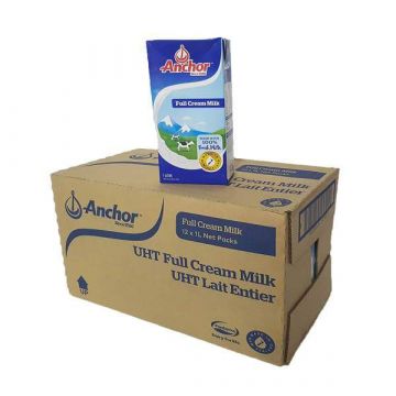 Anchor Milk Case | Pusa Susu | 12 x 1L case